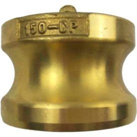 USA INDUSTRIALS 1/2" Brass Type DP Adapter with Dust Plug BULK-CGF-254